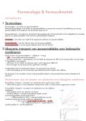 Samenvatting Farmacologie & Farmacokinetiek