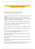 STCW PERSONAL SURVIVAL TECHNIQUES TEST QUESTIONS AND 100&percnt; VERIFIED ANSWERS LATEST &lpar;2026-2027&rpar;