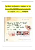 Test Bank For Illustrated Anatomy of the Head and Neck 5th Edition by Margaret J&period; Fehrenbach&comma; Susan W&period; Herring Included All Chapters 1-12 ISBN&colon; 9780323613019