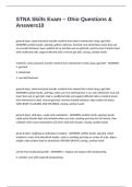 STNA Skills Exam &ndash; Ohio Questions & Answers