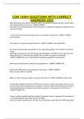 CON 1300V QUESTIONS WITH CORRECT ANSWERS