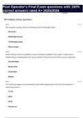 Pool Operator-s Final Exam questions with 100- correct answers rated A&plus; 2025&sol;2026