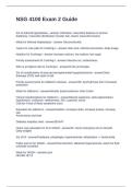 NSG 4100 Exam 2 Guide Questions with Verified Answers