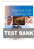 TEST BANK FOR Maternal Child Nursing Care&comma; 7th Edition by Shannon E&period; Perry&comma; Marilyn J&period; Hockenberry&comma; and Deitra Leonard Lowdermilk ISBN&colon; 9780323776714 COMPLETE GUIDE ALL CHAPTERS COVERED 100&percnt; VERIFIED A&plus; GRADE ASSURED &excl;&excl;&excl;&excl;&excl;NEW LATEST UPDATE&excl;&excl;&excl;&excl;&excl;