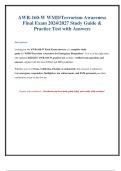 AWR-160-W Final Exam Answers 2024-2027&colon; Complete Study Guide