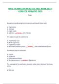 NAIL TECHNICIAN PRACTICE TEST BANK WITH  CORRECT ANSWERS 2026