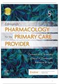 TEST BANK FOR Edmunds' Pharmacology for the Primary Care Provider 5th Edition by Constance G Visovsky &comma; Cheryl H&period; Zambroski&comma; Rebecca M&period; Lutz ISBN&colon; 978-0323661171 COMPLETE GUIDE 100 &percnt; VERIFIED A&plus; GRADE ASSURED&excl;&excl;&excl;&excl;LATEST UPDATE&excl;&excl;&excl;&excl;&excl;