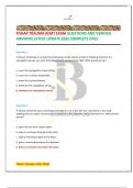 fisdap trauma aemt exam questions and verified answers latest updated