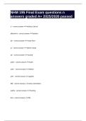 NHM 195 Final Exam questions n answers graded A&plus; 2025&sol;2026 passed
