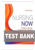TEST BANK FOR Nursing Now&colon; Today's Issues&comma; Tomorrows Trends Eighth Edition by Joseph T&period; Catalano ISBN&colon; 978-0803674882 COMPLETE GUIDE ALL CHAPTERS COVERED 100 &percnt; VERIFIED A&plus; GRADE ASSURED &excl;&excl;&excl;&excl;&excl;NEW LATEST UPDATE