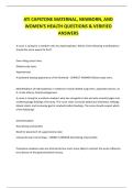 ATI CAPSTONE MATERNAL EXAMS 2025 QUESTIONS & VERIFIED ANSWERS