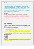 CALIFORNIA JOURNEYMAN ELECTRICIAN EXAM&sol;  C-10 RESIDENTIAL JOURNEYMAN EXAM &lpar;CSLB &sol;  LOCAL JOURNEYMAN PATHWAYS&rpar; ACTUAL PREP  QUESTIONS AND WELL REVISED ANSWERS -  LATEST AND COMPLETE UPDATE WITH VERIFIED  SOLUTIONS &ndash; ASSURES PASS