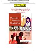 Maternity and Women's Health Care 13th Edition Lowdermilk