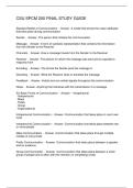 CSU SPCM 200 FINAL STUDY GUIDE