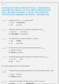 MASTER ELECTRICIAN REVIEW EXAM &ndash; REGISTERED  MASTER ELECTRICIAN ACTUAL PREP QUESTIONS AND  WELL REVISED ANSWERS - LATEST AND COMPLETE  UPDATE WITH VERIFIED SOLUTIONS &ndash; ASSURES PASS 