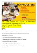 Test Bank Adams and Urban&comma; Pharmacology&colon; Connections to Nursing Practice