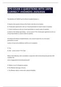 CPD EXAM 3 QUESTIONS WITH 100&percnt; CORRECT ANSWERS 2025&sol;2026