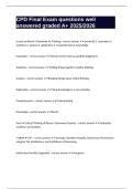 CPD Final Exam questions well answered graded A&plus; 2025&sol;2026