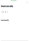 General Crane Safety All Exams 2025&sol; 2026 Complete Test Bank with Solution