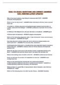 EXSC 191 EXAM 2 QUESTIONS AND CORRECT ANSWERS 100&percnt; VERIFIED LATEST UPDATE&excl;&excl;