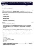 APD Test 5 questions well answered graded A&plus; 2025&sol;2026