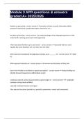 Module 3 APD questions & answers graded A&plus; 2025&sol;2026