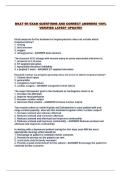 BKAT 9R EXAM QUESTIONS AND CORRECT ANSWERS 100&percnt; VERIFIED LATEST UPDATE&excl;&excl;