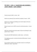 TP3 TEST 1 &vert; WK 1-4 &vert; QUESTIONS AND ANSWERS &vert; LATEST UPDATE &vert; 100&percnt; CORRECT