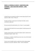 &lpar;DAO&rpar; 2&period;5 MODULE 42 EXAM &vert; QUESTIONS AND ANSWERS &vert; 2025&sol;2026 NEW UPDATE &vert; 100&percnt; CORRECT&excl;&excl;