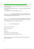Racial Profiling Exam Questions with Correct Answers Latest Update 2025&sol;2026