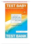 Test Bank For Fordney&rsquo;s Medical Insurance and Billing 16th Edition&comma; 16E&comma; Linda M&period; Smith&comma; 9780323795357&vert;&vert; Complete guide A&plus;