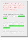 CLS TCCC Combat Lifesaver Course Exam Newest  2026-2027 Actual Exam With Complete Questions And  Correct Detailed Answers &lpar;100&percnt;Verified Answers&rpar;  &vert;Already Graded A&plus;&vert;Brand new&excl;&excl;