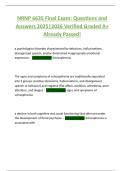 NRNP 6635 Final Exam&colon; Questions and  Answers 2025&vert;2026 Verified Graded A&plus;  Already Passed&excl; 