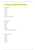 BIO 181 PRACTICE EXAM TEST QUESTIONS AND ANSWERS &lpar;GRADED A&plus;&rpar;