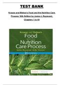 Krause and Mahan&rsquo;s Food and the Nutrition Care Process &lpar;16th Edition&rpar; by Janice L&period; Raymond &ndash; test bank covering Chapters 1&ndash;45