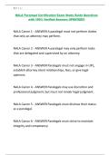 NALA Paralegal Certification Exam Study Guide Questions with 100&percnt; Verified Answers UPDATED&excl;&excl;&excl;&period;