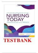 TEST BANK FOR Nursing Today&colon; Transition and Trends 11th Edition by JoAnn Zerwekh &comma; Ashley Zerwekh Garneau ISBN&colon;978-0323810159 COMPLETE GUIDE WITH RATIONALES 100&percnt; VERIFIED A&plus; GRADE ASSURED&excl;&excl;&excl;&excl;&excl;&excl;NEW LATEST UPDATE&excl;&excl;&excl;&excl;&excl;