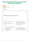 NALA -CP PRACTICE EXAM Questions with 100&percnt; Verified Answers UPDATED&excl;&excl;&excl;&period;