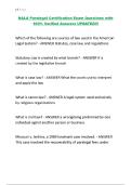 NALA Paralegal Certification Exam Questions with 100&percnt; Verified Answers UPDATED&excl;&excl;&excl;&period;