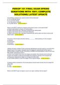 PERIOP 101 FINAL EXAM SPRING  QUESTIONS WITH 100&percnt; COMPLETE  SOLUTIONS&vert; LATEST UPDATE
