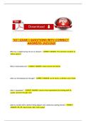 1631 EXAM 3 QUESTIONS WITH CORRECT ANSWERS 20252026