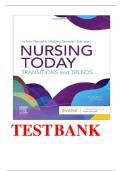 TEST BANK FOR Nursing Today&colon; Transition and Trends 11th Edition by JoAnn Zerwekh &comma; Ashley Zerwekh Garneau ISBN&colon;978-0323810159 COMPLETE GUIDE WITH RATIONALES 100&percnt; VERIFIED A&plus; GRADE ASSURED&excl;&excl;&excl;&excl;&excl;&excl;NEW LATEST UPDATE&excl;&excl;&excl;&excl;&excl;
