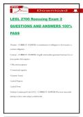 LEGL 2700 Roessing Exam 2 QUESTIONS AND ANSWERS 100&percnt; PASS