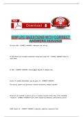 68W LPC QUESTIONS WITH CORRECT ANSWERS 2025-2026