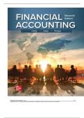 TEST BANK FOR Financial Accounting 11th Edition &vert; ISBN 9781264229734 &vert; COMPLETE GUIDE &vert; 100&percnt; VERIFIED &vert; A&plus; GRADE