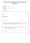 Florida LP Exam Questions and Answers with Solutions&excl;&excl;&excl;&period;