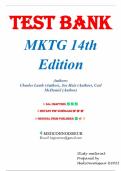 Test bank for MKTG&comma; 14th Edition by Lamb&comma; Hair & McDaniel