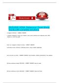 2025-2026 HOSA Statesman Exam Study Guide with complete solutions