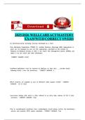 2025-2026 WELLCARE ACT MASTERY EXAM WITH CORRECT ANSWERS