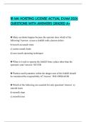 1B MA HOISTING LICENSE ACTUAL EXAM 2026 QUESTIONS WITH ANSWERS GRADED A&plus;